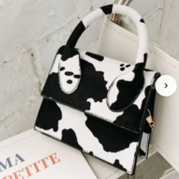 Womens Cow Print bag - Picture 3 of 6